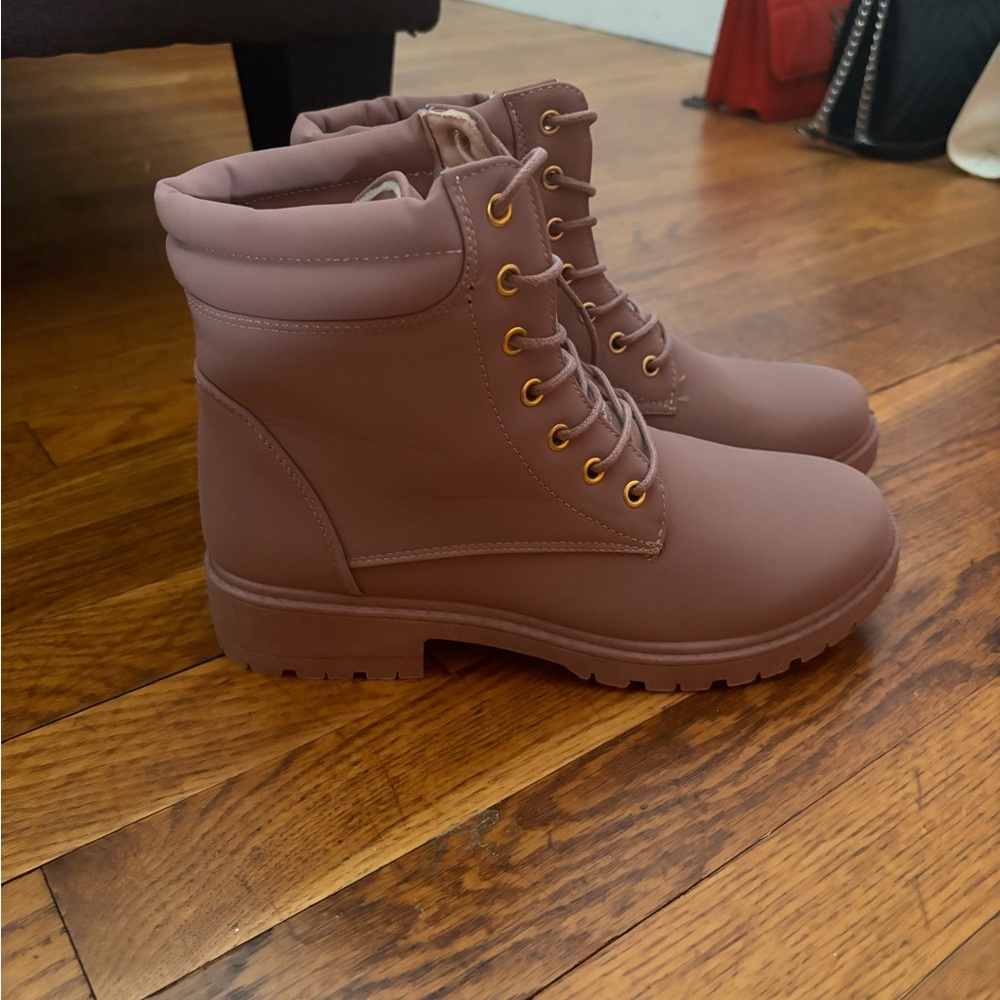 Pink boots